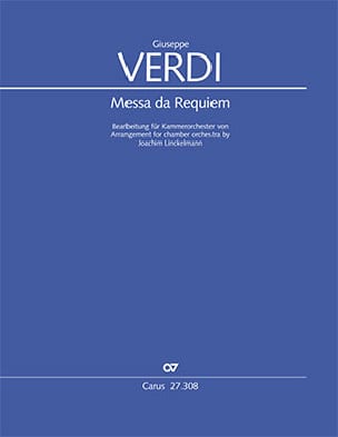 Messa da Requiem VERDI Partition Grand format