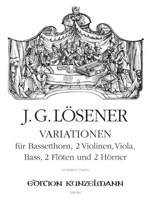 Variations Parties - Cor De Basset-Quatuor A Cordes-2 Flûtes-2 Cors