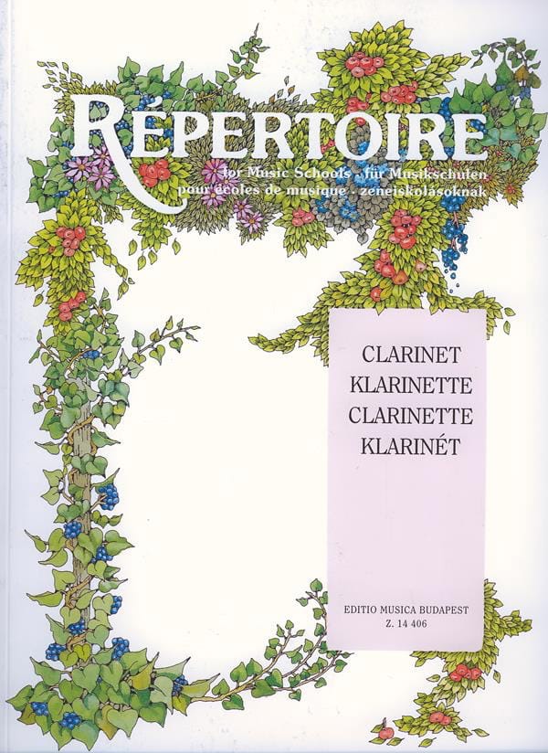 Répertoire pour Ecoles de Musique - Clarinette - Eva Perenyi
