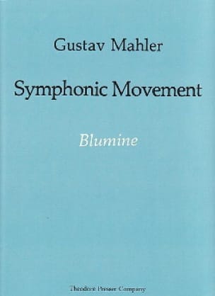 Symphonic movement - Blumine - Score MAHLER Partition Grand format