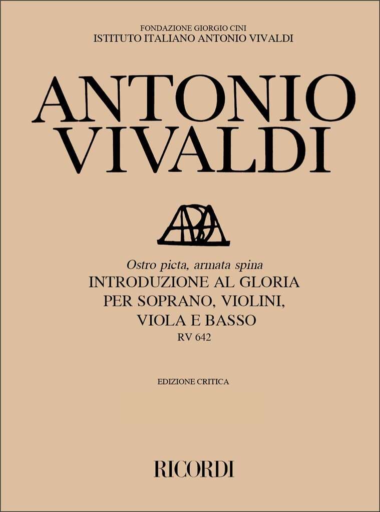 Ostro Picta, Armata Spina Rv 642 - Partitura VIVALDI Partition