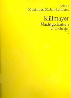 Nachtgedanken - Partitur Wilhelm Killmayer Partition Grand format