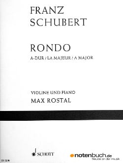 Rondo A-Dur D 438 - Violine Klavier SCHUBERT Partition Violon