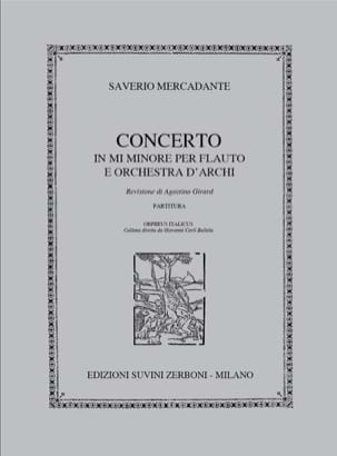 Concerto In Mi Minore Saverio Mercadante Partition Grand format