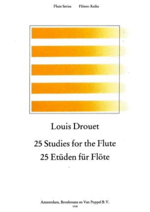 25 Etudes - Flûte Louis Drouet Partition Flûte traversière