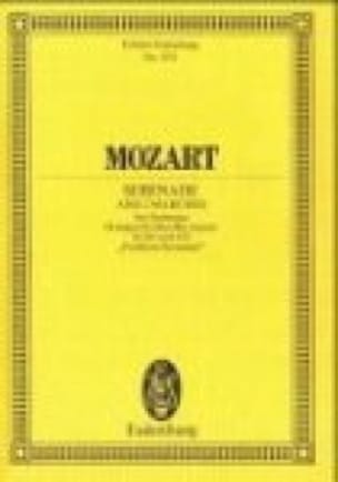 Serenade N° 9 - Märsche D-Dur MOZART Partition Petit format