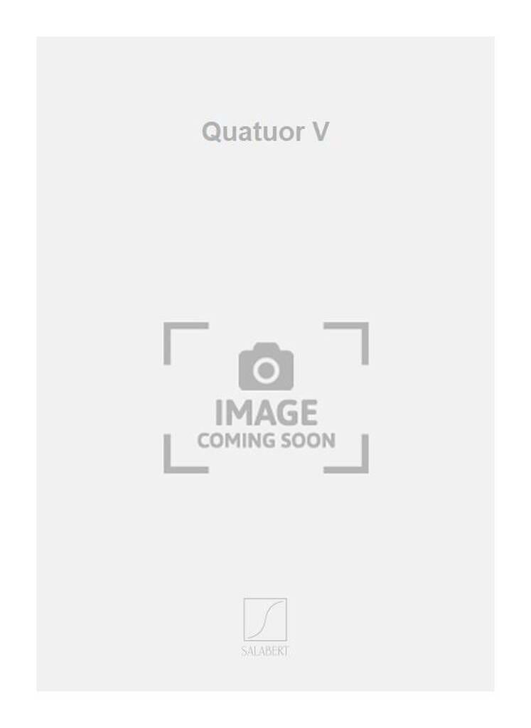 Quatuor V Dusapin Pascal Partition