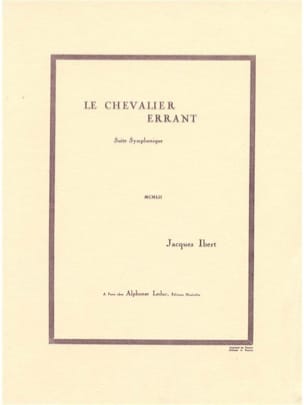 Le chevalier errant IBERT Partition Petit format