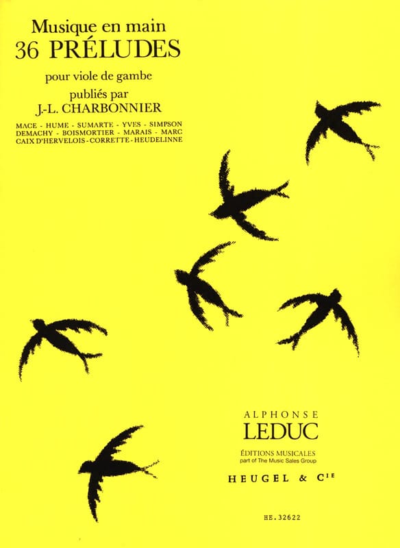 36 Préludes Jean-Louis Charbonnier Partition Viole de gambe