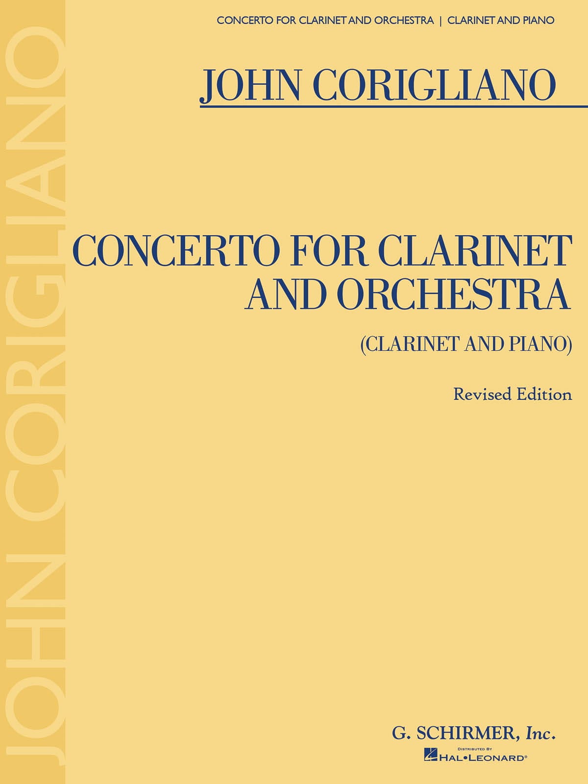 Concerto Pour Clarinette et Orchestre - John Corigliano - Partition