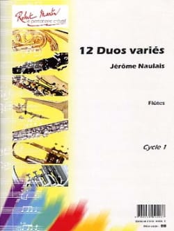 12 Duos Variés Jérôme Naulais Partition Flûte traversière