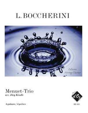 Menuet-Trio BOCCHERINI Partition Guitare