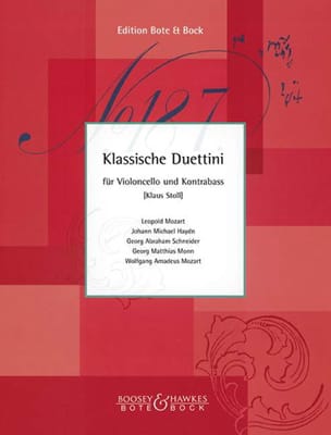 Klassische Duettini - Cello Kontrebass Klaus Stoll Partition Duos