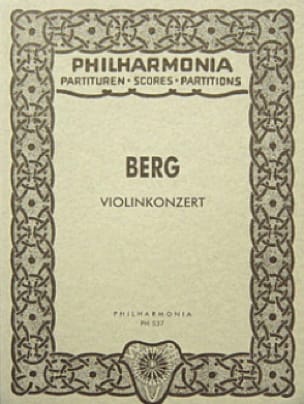 Concerto pour violon - conducteur BERG Partition Petit format