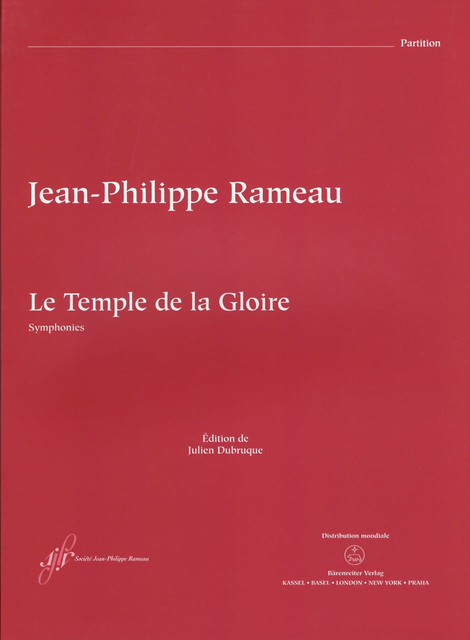 Le Temple de la Gloire - Score RAMEAU Partition Grand format