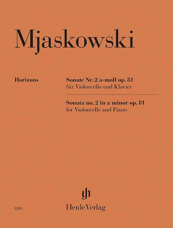Sonate N° 2 en la mineur pour violoncelle et piano op. 81