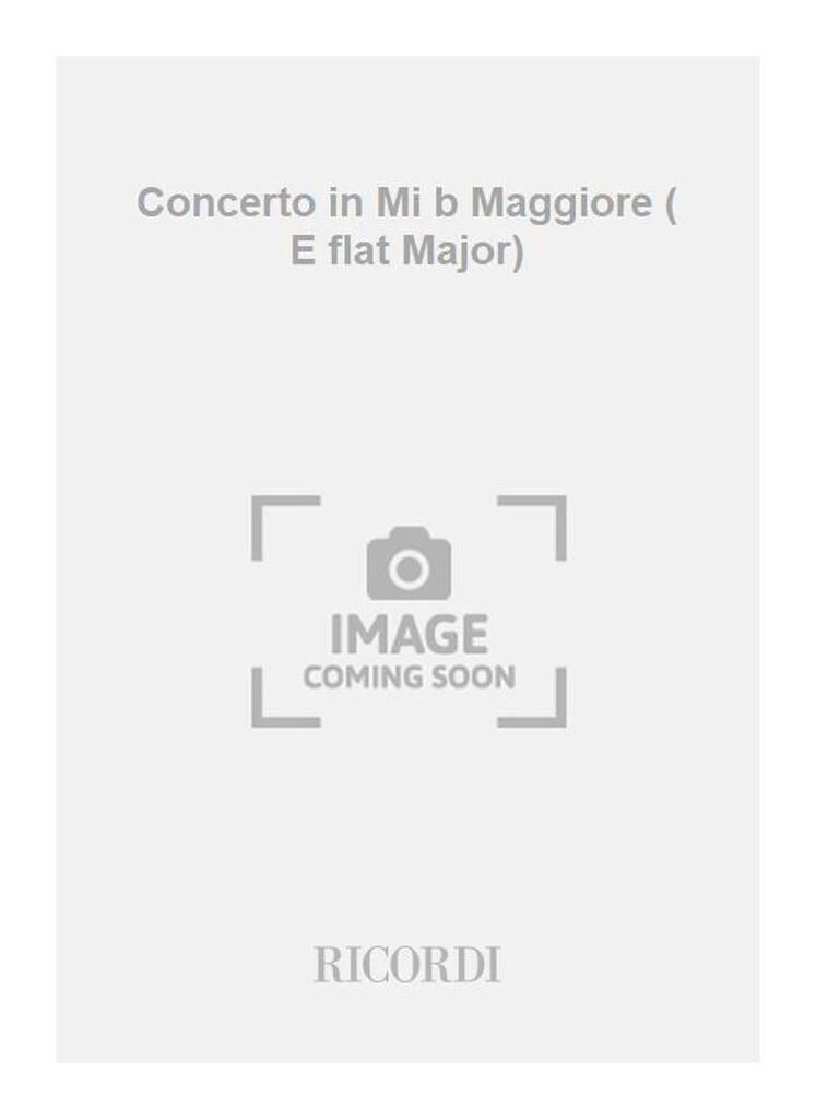Concerto in Mi b Maggiore F. 1 N°75 VIVALDI Partition Grand format