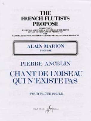 Chant de l'oiseau qui n'existe pas - Pierre Ancelin - Partition