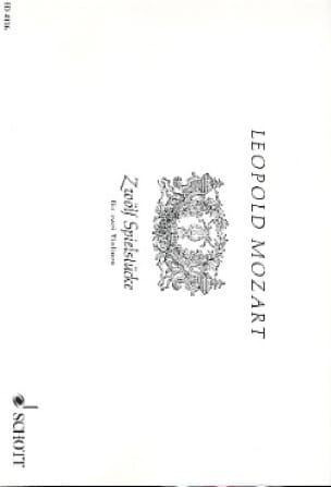 12 Spielstücke für 2 Violinen Leopold Mozart Partition Violon