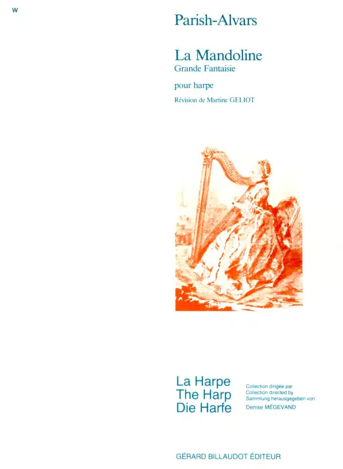 La mandoline grande fantaisie Elias PARISH-ALVARS Partition Harpe