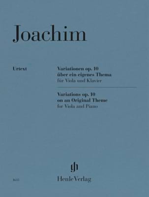 Parcourir les pages de Variations sur un thème original pour alto et piano op. 10