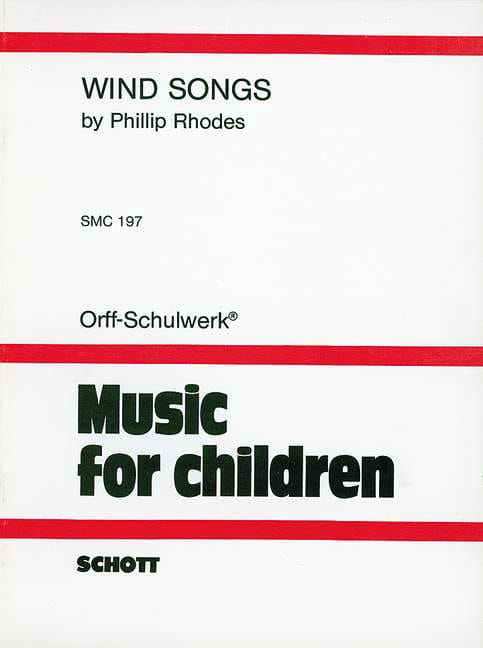Wind Songs Philipp Rhodes Partition Grand format