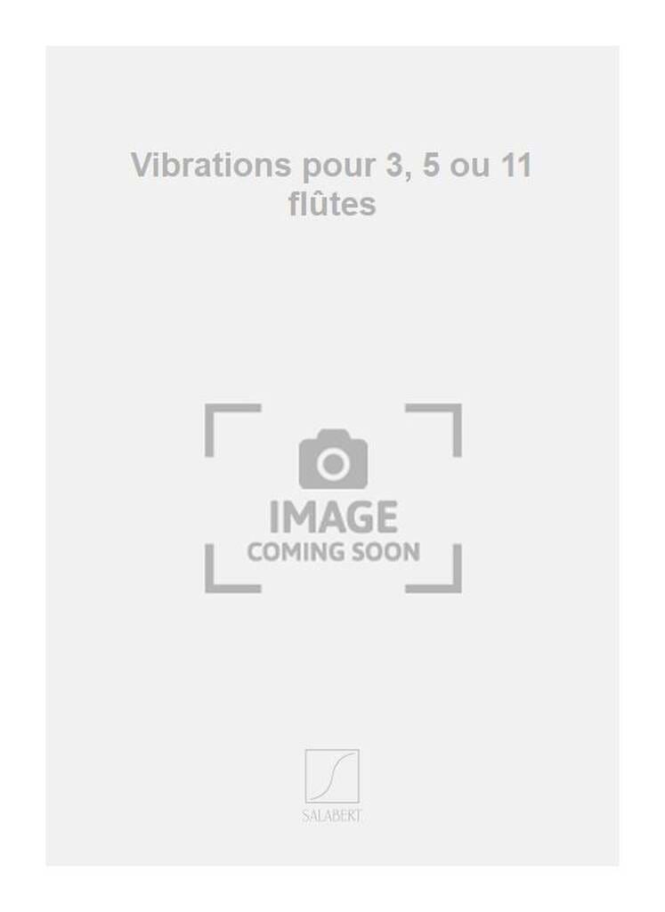 Vibrations Renaud François Partition Flûte traversière