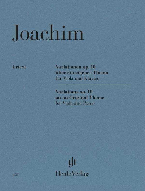 Variations sur un thème original pour alto et piano op. 10