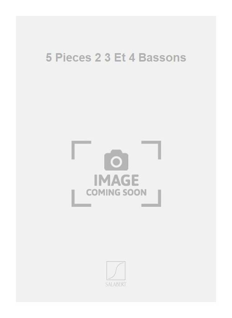 5 Pièces - Bassons OUZOUNOFF - MARCHAND Partition Basson