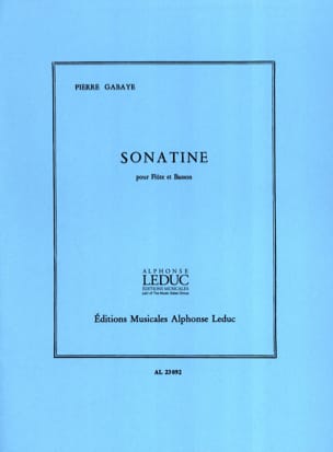 Sonatine - Flûte et basson Pierre Gabaye Partition Duos