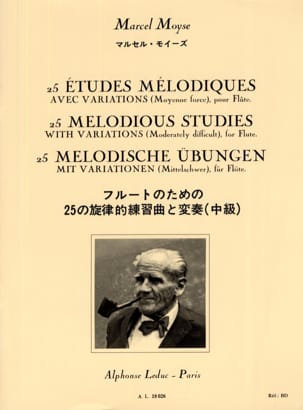 25 Etudes mélodiques - Flûte Marcel Moyse Partition Flûte traversière