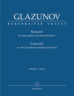 Concerto pour Saxophone et Orchestre, op. 109 - Conducteur