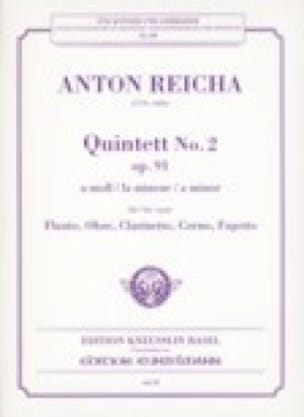 Bläserquintett op. 91 n° 2 a-moll - Stimmen - REICHA - Partition