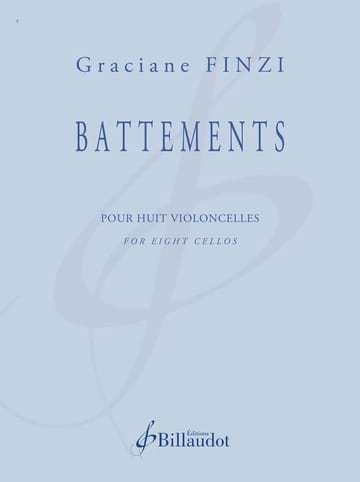 Battements Graciane Finzi Partition Violoncelle
