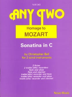 Sonatina in C - 2 Wind instruments - Christopher Ball - Partition