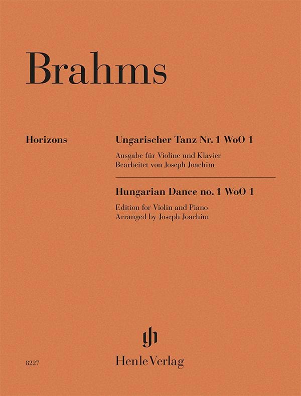 Danse hongroise N° 1 BRAHMS Partition Violon