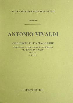 Concerto en Fa Maj. - F. 6 n° 12 - Partitura - VIVALDI - Partition