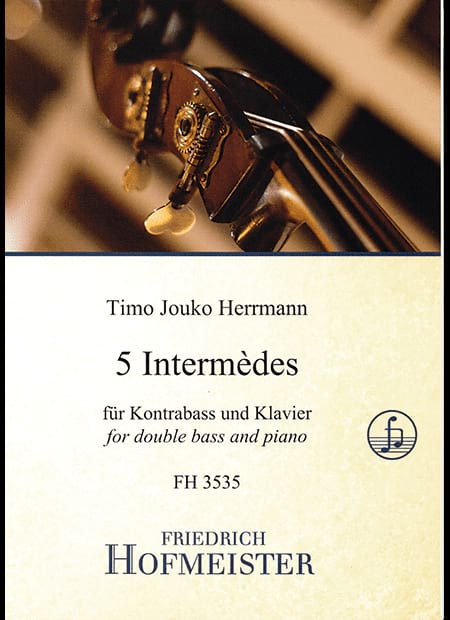 5 INTERMÈDES Timo Jouko Herrmann Partition Contrebasse