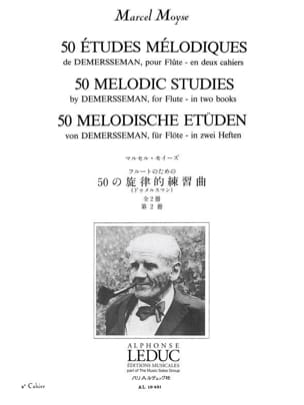 50 Etudes mélodiques - Volume 2 - Demersseman Jules / Moyse Marcel