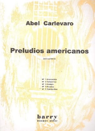 Preludios Americanos - N° 5 Tamboriles - Abel Carlevaro - Partition