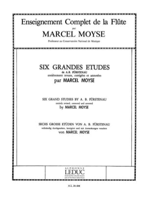 6 Grandes études - Fürstenau Anton Bernhard / Moyse Marcel - Partition