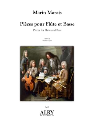 Pieces pour Flute et Basse Marin Marais Partition Flûte traversière