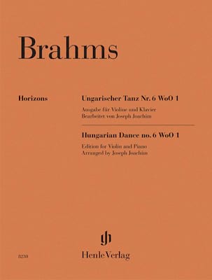 Parcourir les pages de Danse hongroise N° 6 - BRAHMS - Partition - Violon