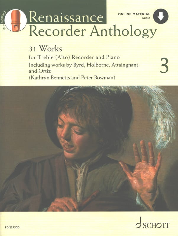 Renaissance Recorder Anthology 3 Partition Flûte à bec