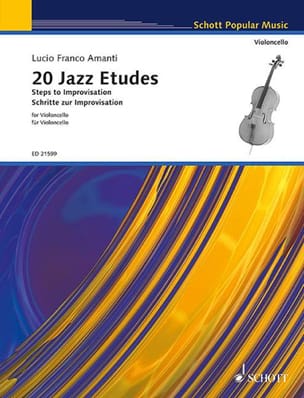 20 Jazz Etudes - Violoncelle Lucio Franco Amanti Partition Violoncelle