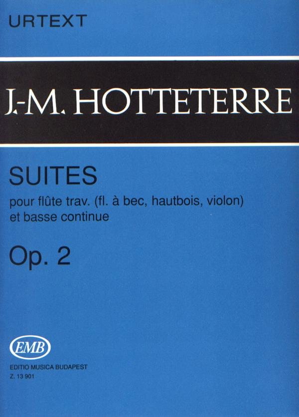 Suites Op. 2 Jacques Martin Hotteterre Partition