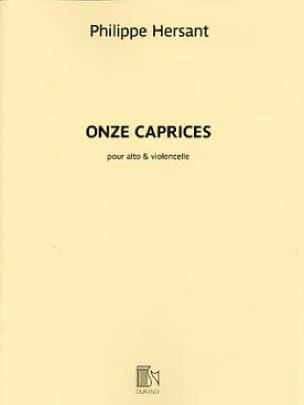 11 Caprices Philippe Hersant Partition Duos