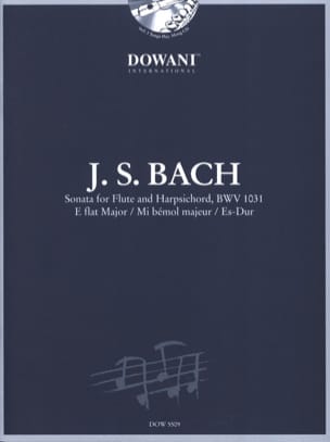 Sonate en mib maj. BWV 1031 - Flûte clavecin - BACH - Partition