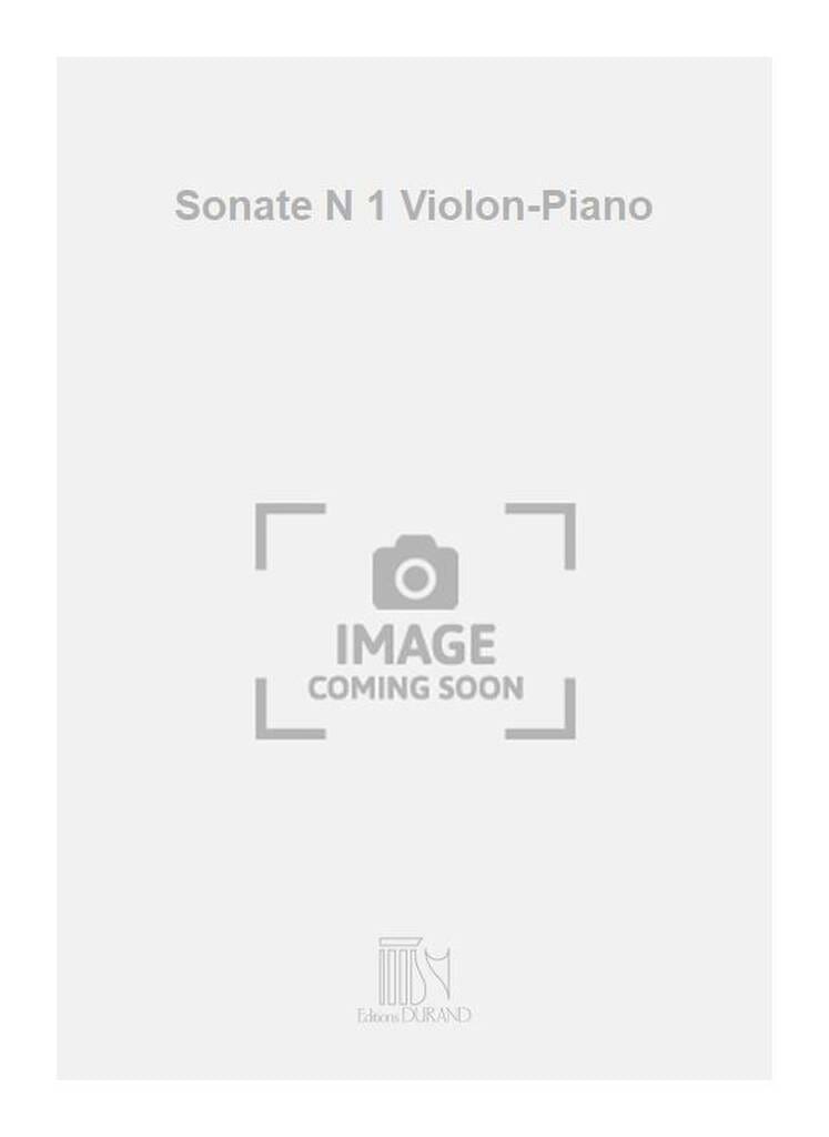 Sonate n° 1 op. 1 Benjamin Godard Partition Violon
