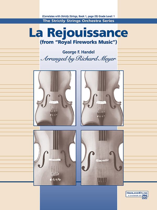 La Rejouissance HAENDEL Partition